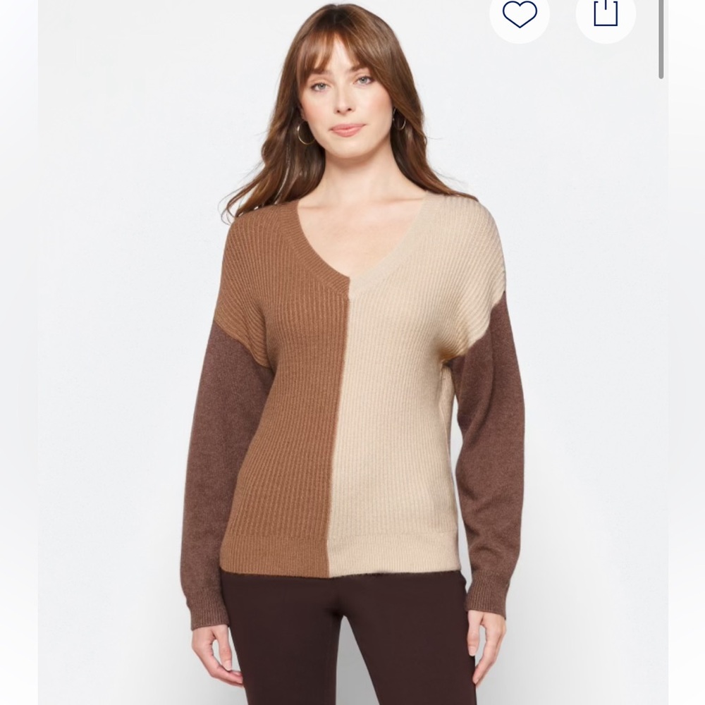 Cozy Color Block Sweater